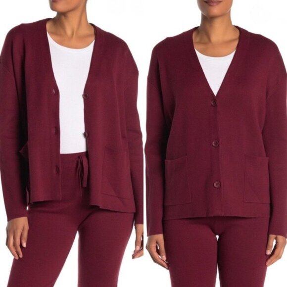 NWT Michael Stars Milano V Neck Dolman Sweater M‎ - Picture 1 of 10